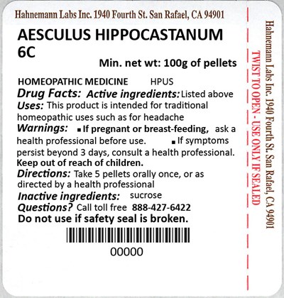 Aesculus Hippocastanum 6c 100g (Aesculus Hippocastanum 6c 100g)